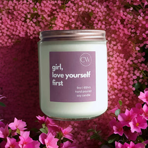 Girl, love… 9oz soy candle