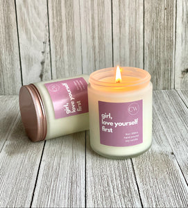 Girl, love… 9oz soy candle